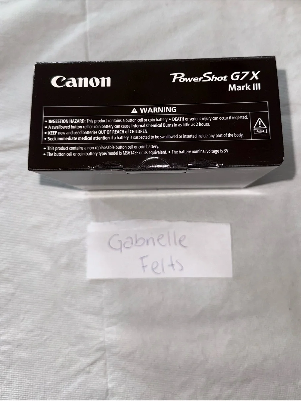 Canon PowerShot G7 X Mark III Boxed Camera - Black